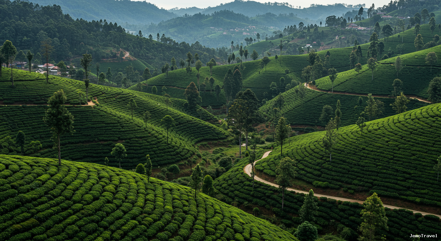 Sri Lanka's Tea Plantations: A Journey Through Emerald Hills - Explore the emerald hills of Sri Lanka's tea plantations. Th...
