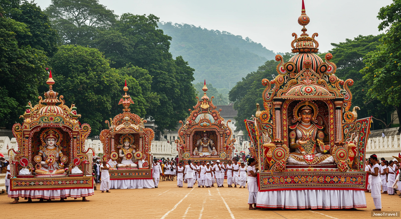 Kandy Esala Perahera: A Guide to Sri Lanka's Grandest Festival - Experience the magic of the Kandy Esala Perahera, Sri Lanka'...