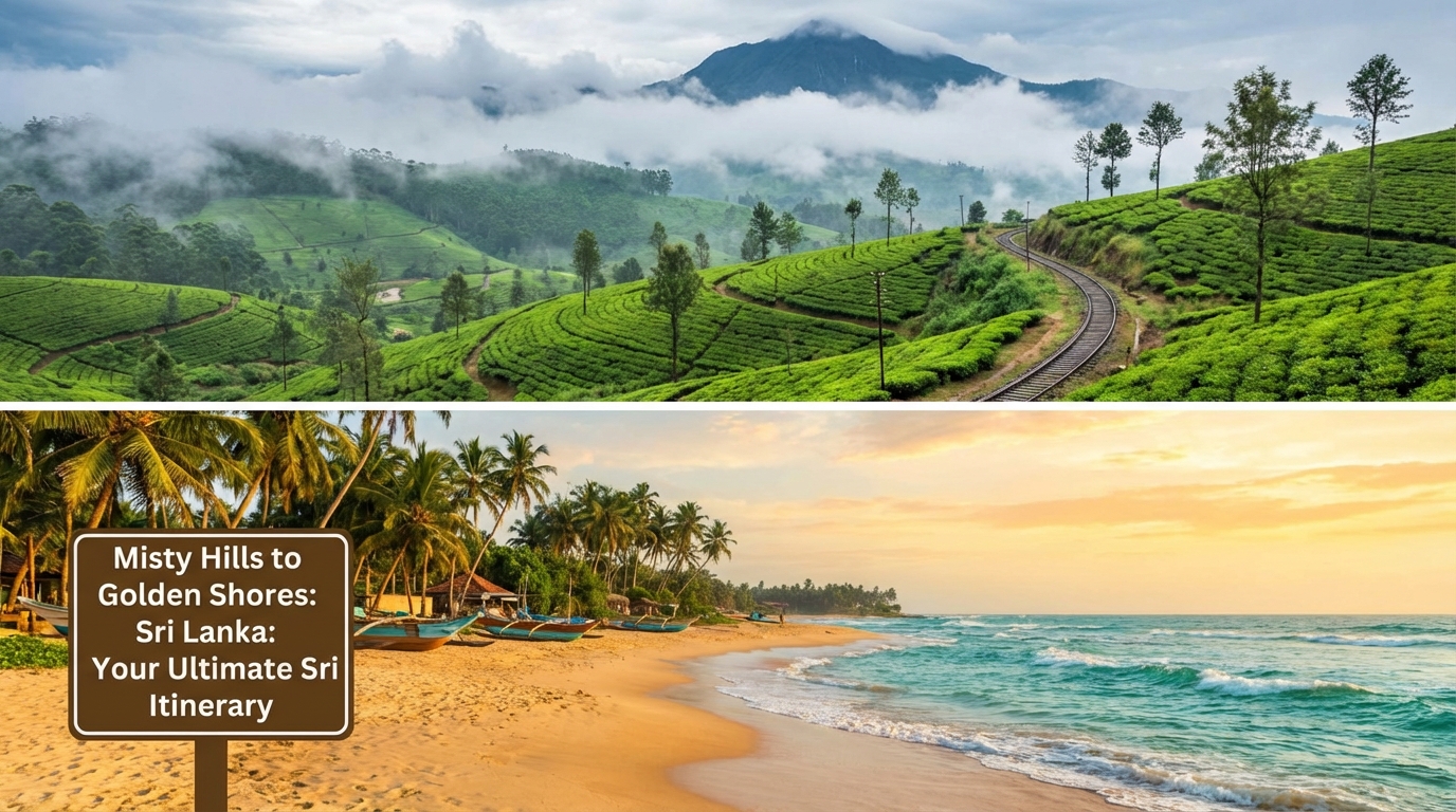 Misty Hills to Golden Shores: Your Ultimate Sri Lanka Itinerary