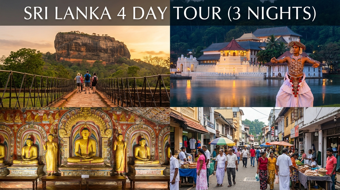 Sri Lanka 4 Day Tour (3 Nights)